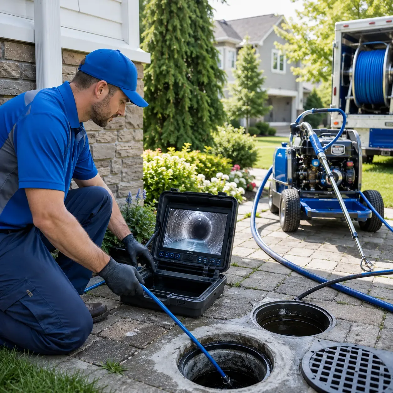 Outdoor drain cleaning professionals serving Lynnville, IN